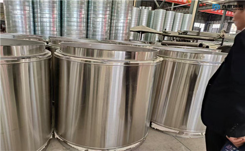 重庆不锈钢风管厂家谈不锈钢风管的特点详细描述：(图1)